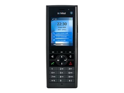 Mitel 712dt Ekstra trådløst håndsæt Ingen nummervisning Sort