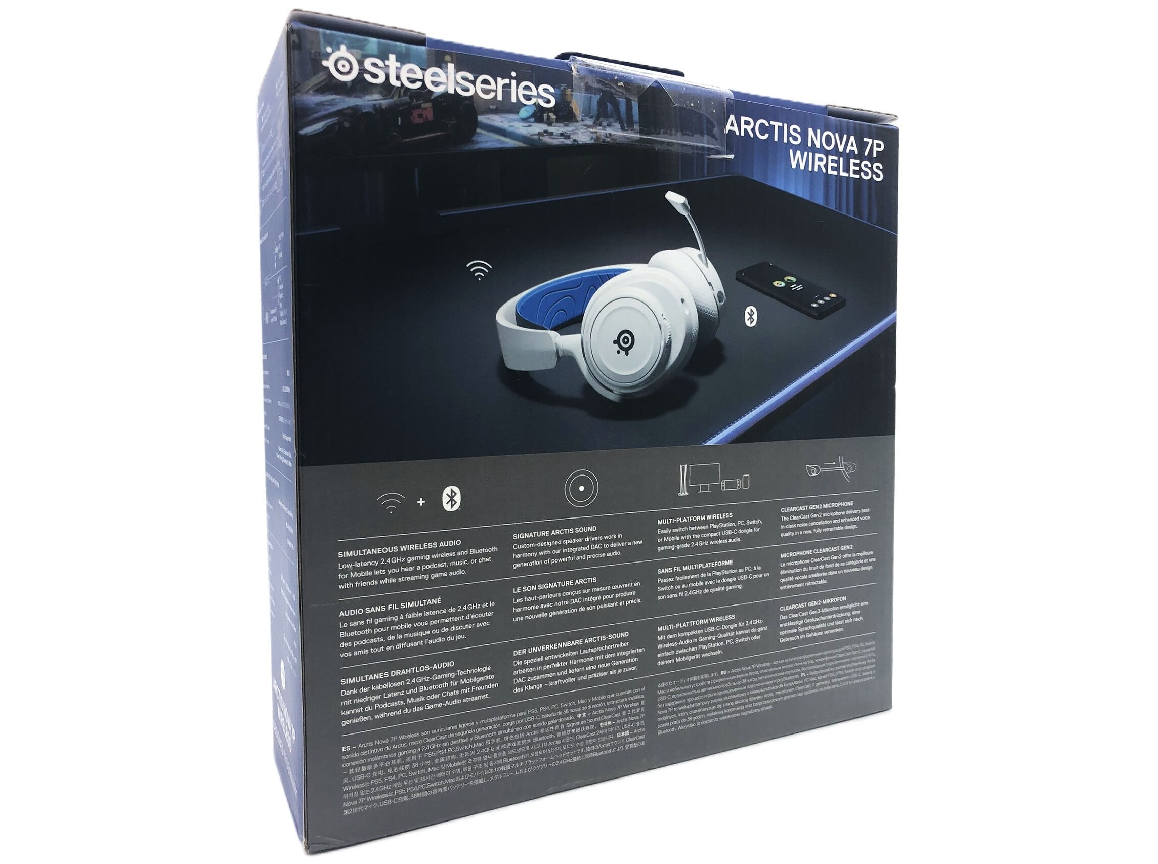 Steelseries Arctis Nova 7P Trådløst Headset (hvid)