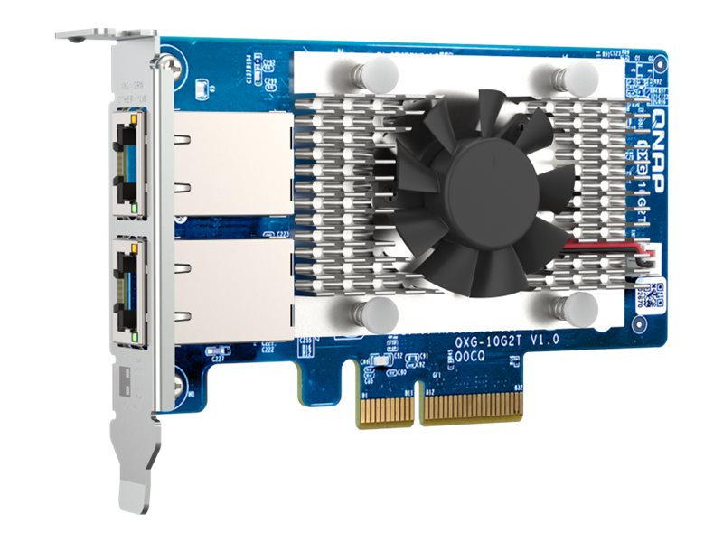 QNAP QXG-10G2T Netværksadapter Fast Ethernet Gigabit Ethernet 10 Gigabit Ethernet 5 Gigabit Ethernet 2.5 Gigabit Ethernet