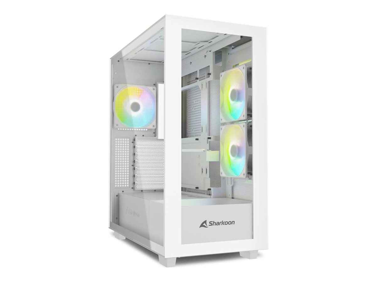 Sharkoon Rebel C60 RGB Tower ATX Hvid
