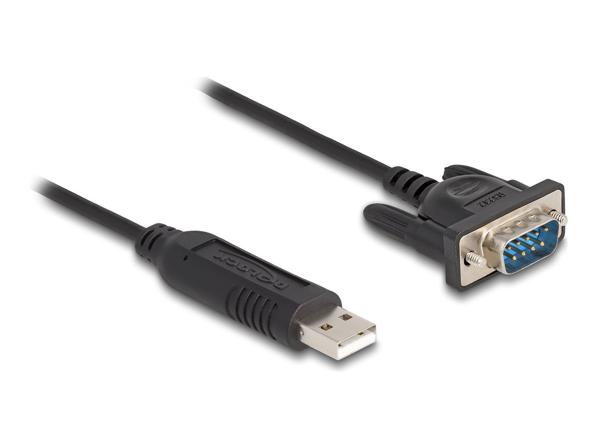 Delock USB / serielkabel 50cm Sort