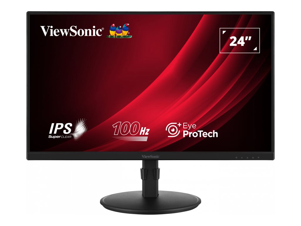 ViewSonic VG2408A-MHD 24 IPS 1920 x 1080 (Full HD) VGA (HD-15) HDMI DisplayPort 100Hz