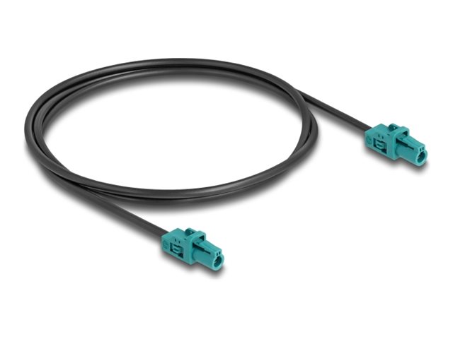 DeLOCK 1m Antennekabel RAL 5021 Vandblå