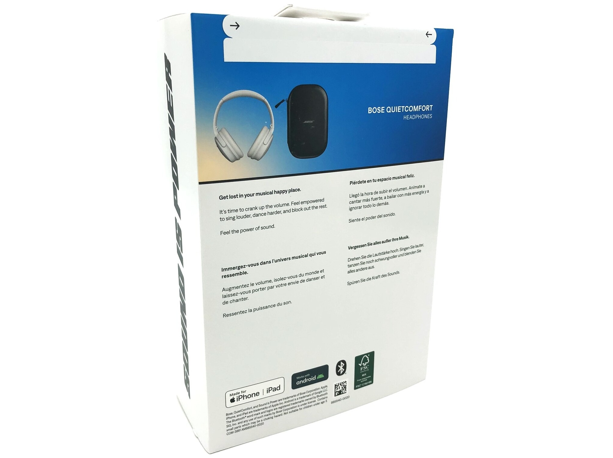 BOSE QuietComfort Trådløse Hovedtelefoner hvid