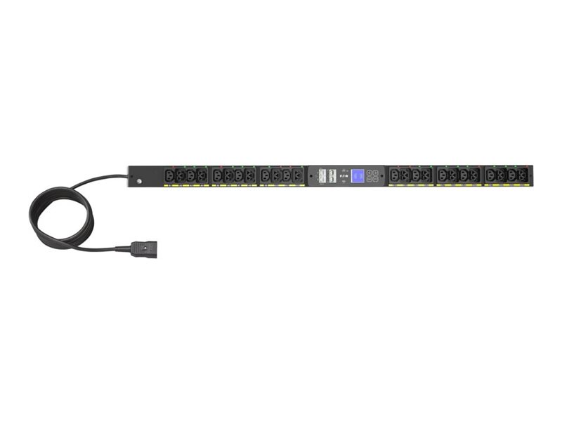 Eaton Managed Rack PDU EVMAFC20A Strømfordelingsenhed 24-stik 16A Sort 3m