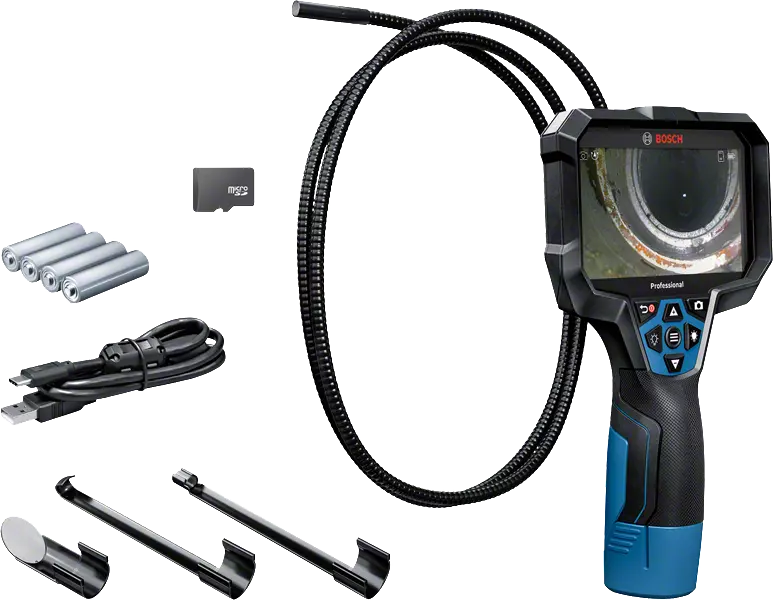 Bosch GIC 12V-5-27 C PROFESSIONAL industriel inspektionskamera 8,3 mm Fleksibel overholdelsesprobe IP67, IP54