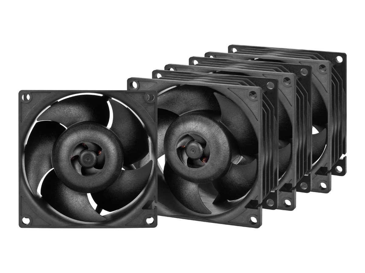 ARCTIC S8038-10K Fan 4-pack Sort 80 mm