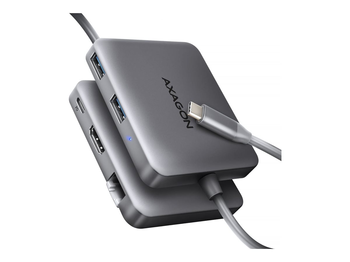 AXAGON HMC-5HL USB-C 3.2 Gen 1 / USB 3.0 / Thunderbolt 3 / Thunderbolt 4 Dockingstation