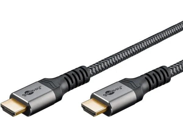 Goobay High Speed HDMI Cable with Ethernet 2m Grå