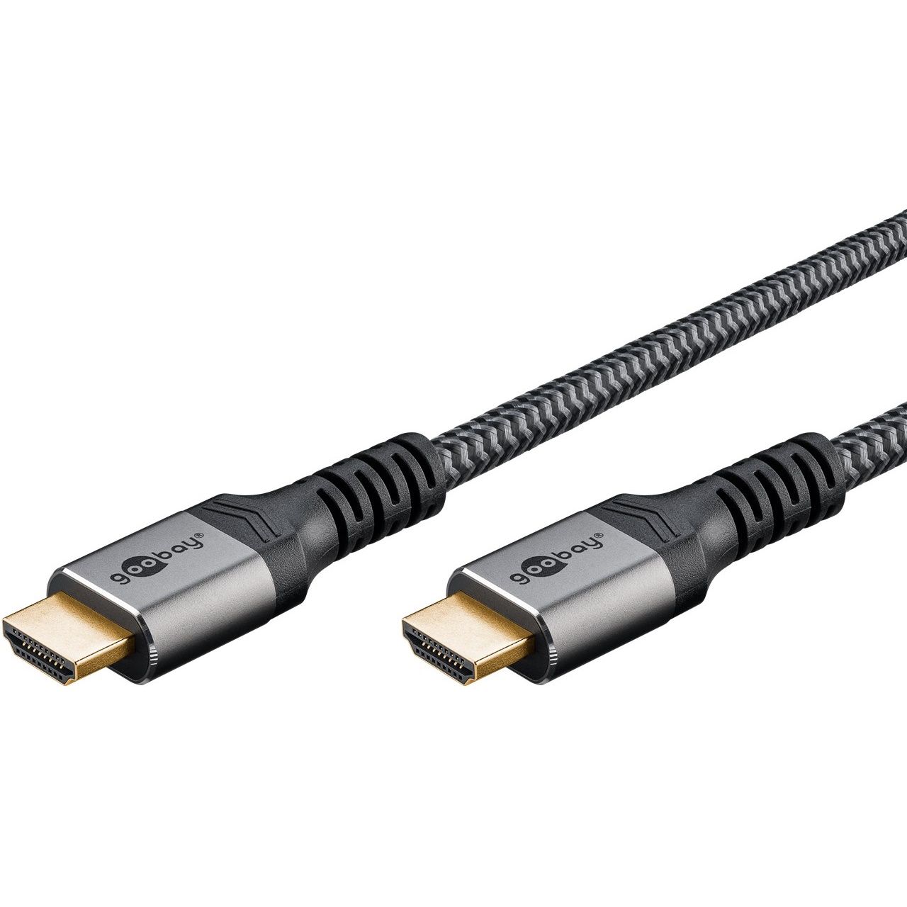 Goobay High Speed HDMI 2.0 kabel med Ethernet 4K 60Hz 15 m Sølv