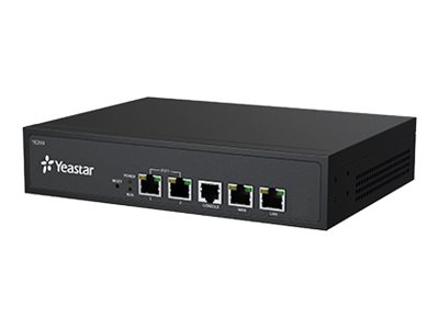 Yeastar TE Series TE200 VoIP-gateway Ethernet Fast Ethernet Gigabit Ethernet Black