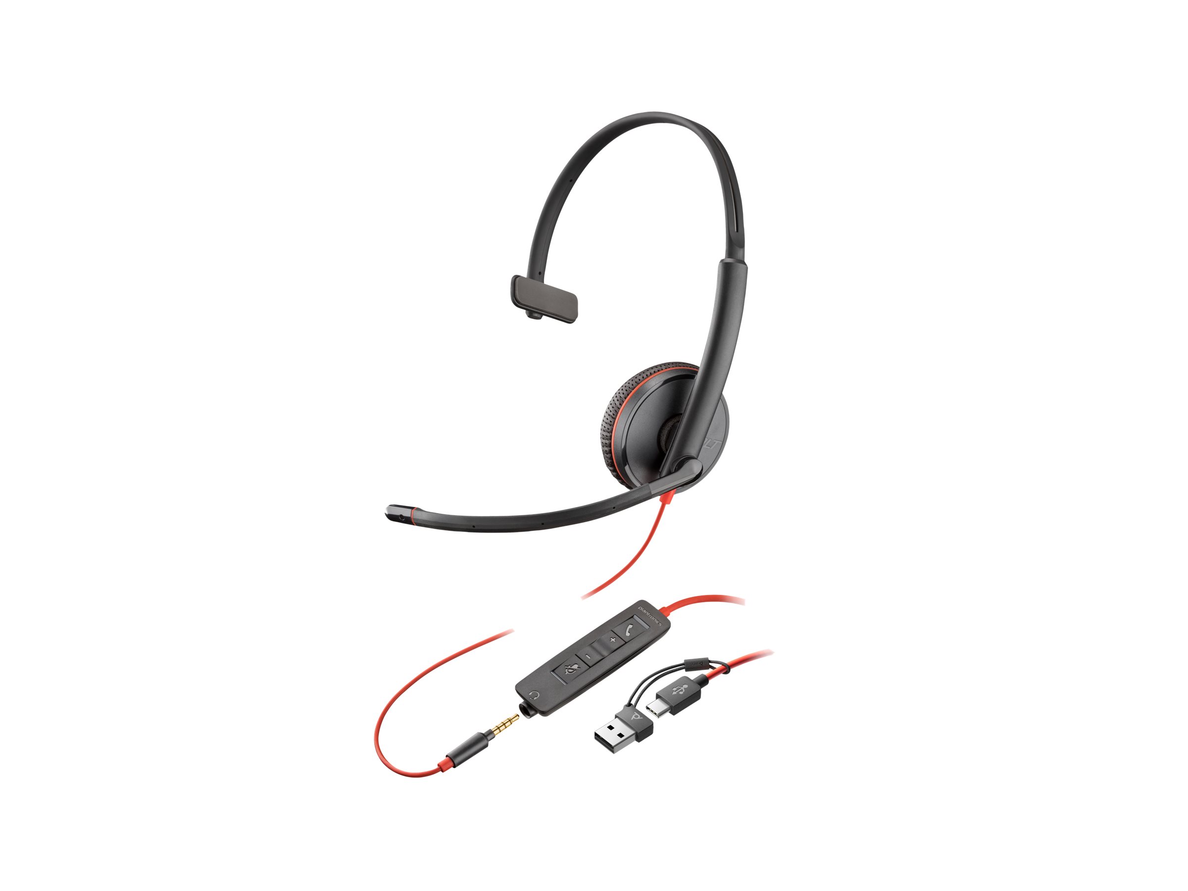 HP Poly Blackwire 3215 Kablet Høretelefoner Sort
