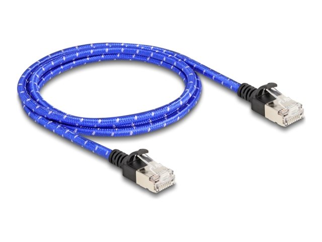 DeLOCK CAT 6a U/FTP 1m Netværkskabel Blå