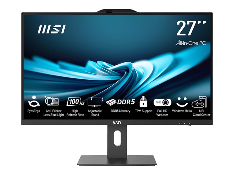 MSI PRO AP272P 14M-496EU AIO Core i5 I5-14400 16GB 512GB Intel UHD Graphics 730 Windows 11 Pro