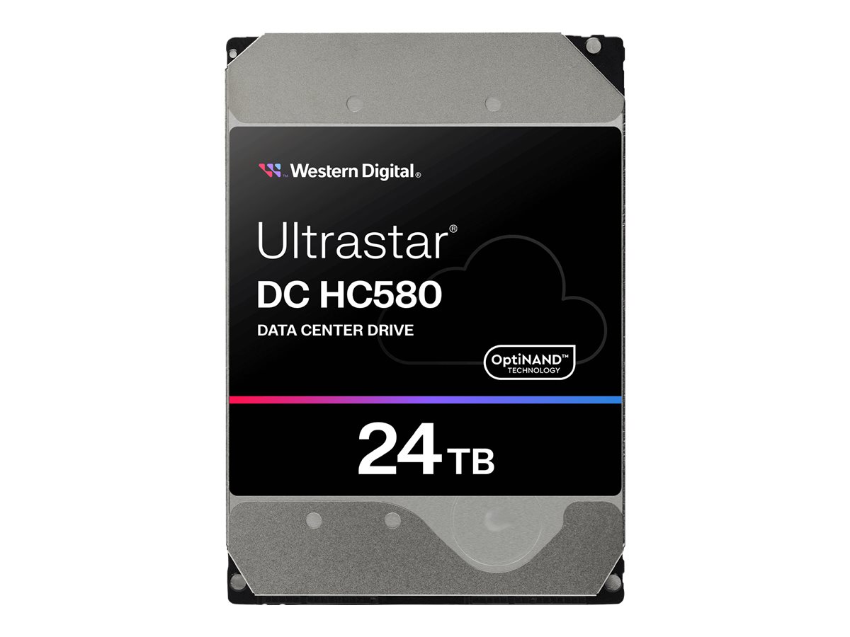 WD Ultrastar DC HC580 Harddisk WUH722424ALE6L4 24TB 3.5 Serial ATA-600 7200rpm