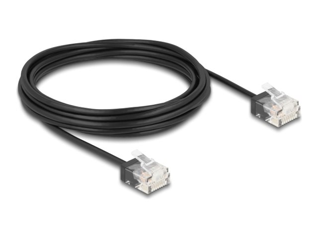 DeLOCK CAT 6 Ikke afskærmet parsnoet (UTP) 5m Patchkabel Sort