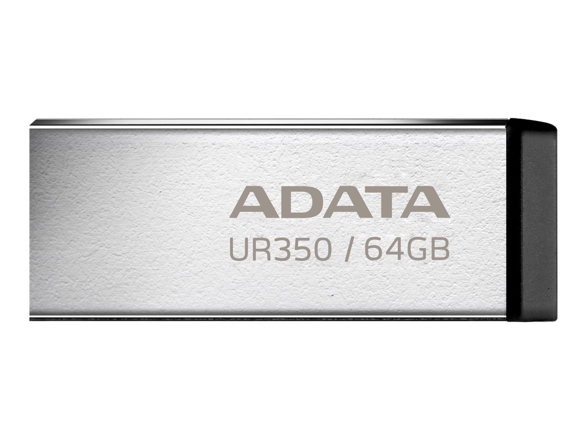 ADATA UR350 64GB USB 3.2 Gen 1 Black Silver