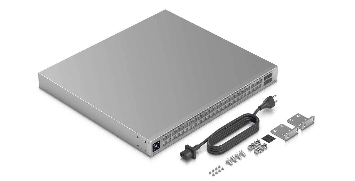 Ubiquiti AI Theta Pro Long-Distance Network Surveillance Camera 3840 x Managed Network Switch