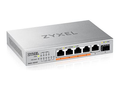 Zyxel XMG-100 Series XMG-105HP Switch 5-porte 2.5 Gigabit Ethernet PoE++