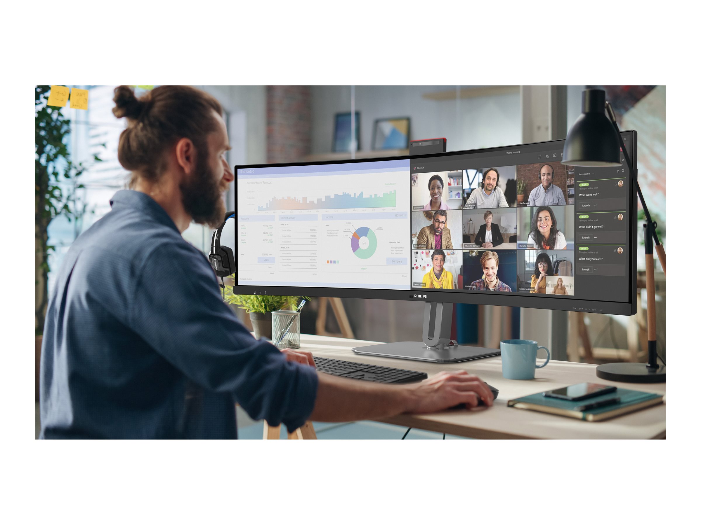 Philips 49B2U6900CH 49 VA 5120 x 1440 (UltraWide) HDMI DisplayPort USB-C 75Hz