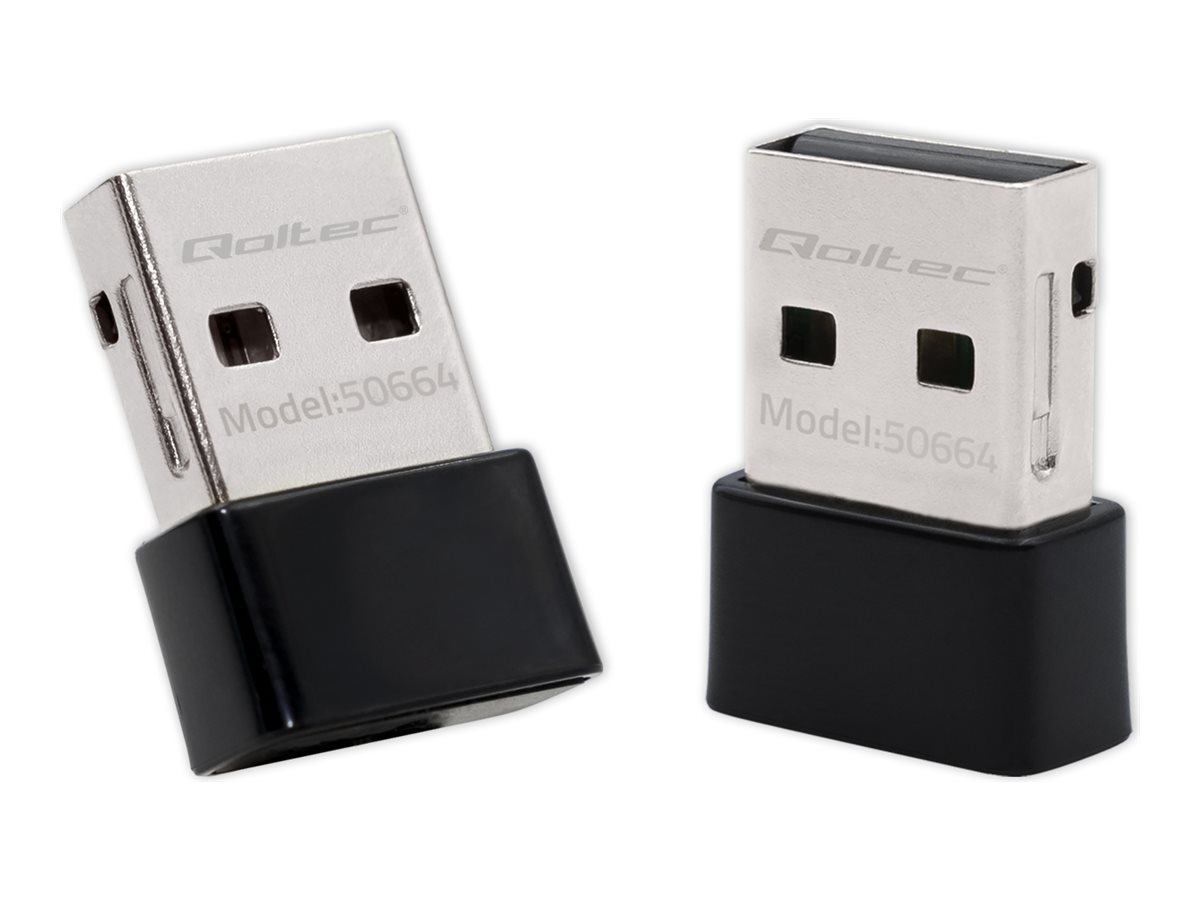 Qoltec Netværksadapter USB 2.0 650Mbps Trådløs