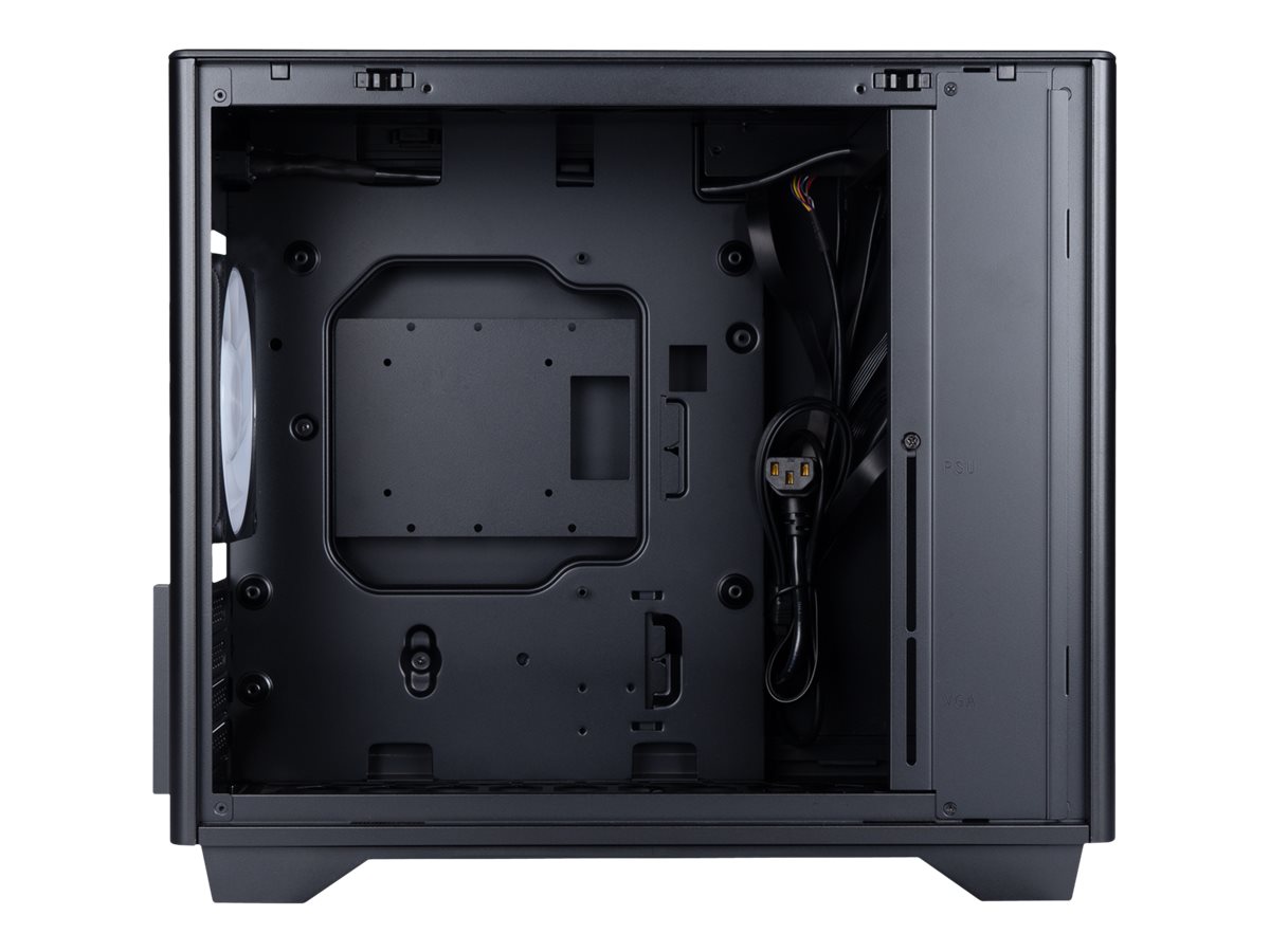 IN WIN A3 Tower Micro ATX Strømforsyning Sort