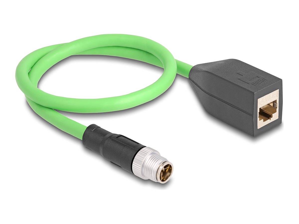 DeLOCK SF/UTP 50cm Kabel til netværksadapter Grøn