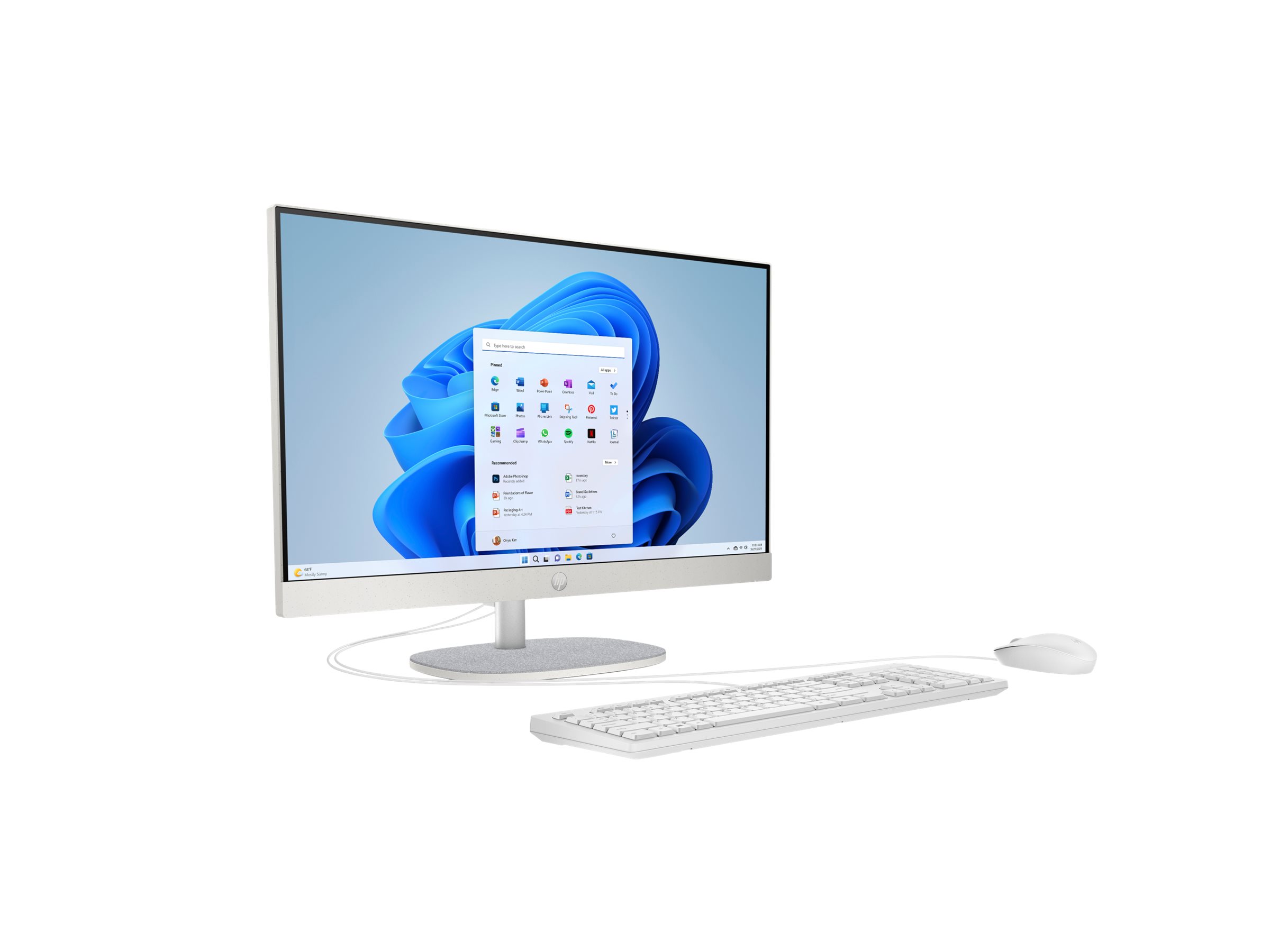 HP 24-cr0401ng AIO Ryzen 5 7520U 8GB 512GB AMD Radeon 610M Windows 11 Home