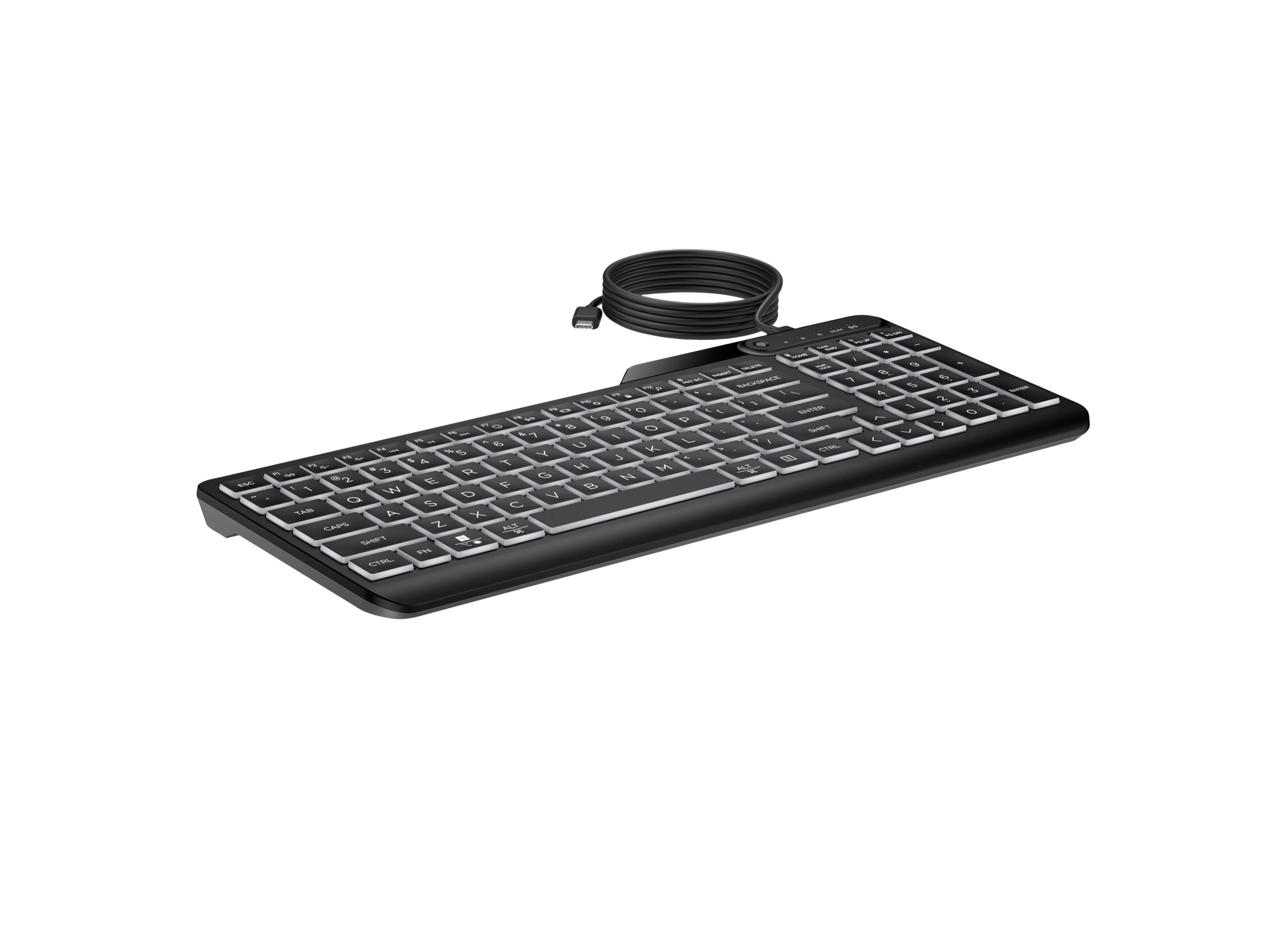 HP 400 Tastatur Pressestempel Varm hvid Kablet Engelsk