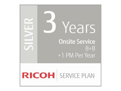 Ricoh Scanner Service Program 3 Year Silver Service Plan for Fujitsu Mid-Volume Production Scanners 3år Reservedele og arbejdskraft