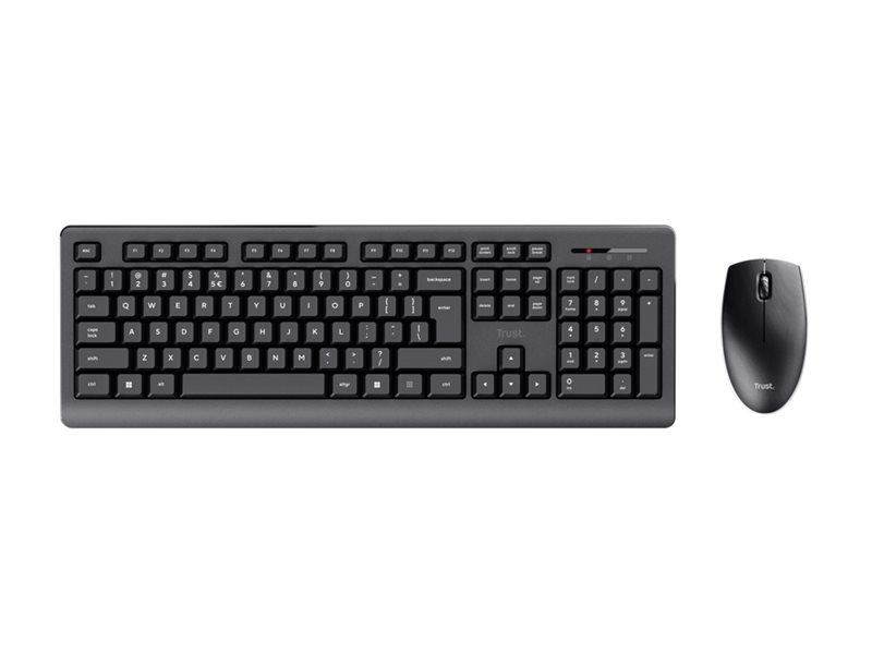 Trust Primo Sæt med mus og tastatur Membran Trådløs