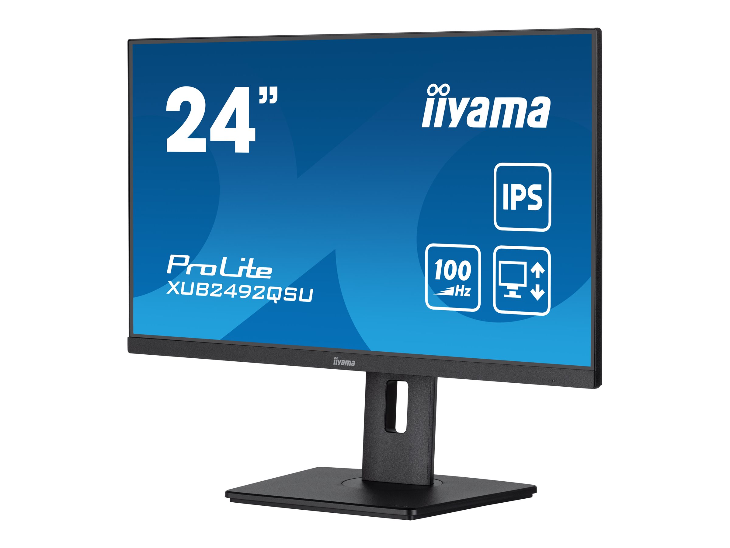 iiyama ProLite XUB2492QSU-B1 24 IPS 2560 x 1440 (2K) HDMI DisplayPort 100Hz
