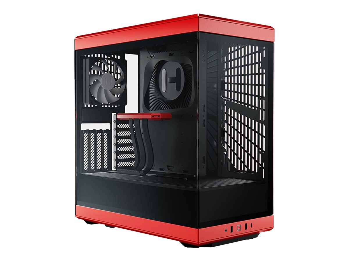 HYTE Y40 Tower ATX Sort Rød