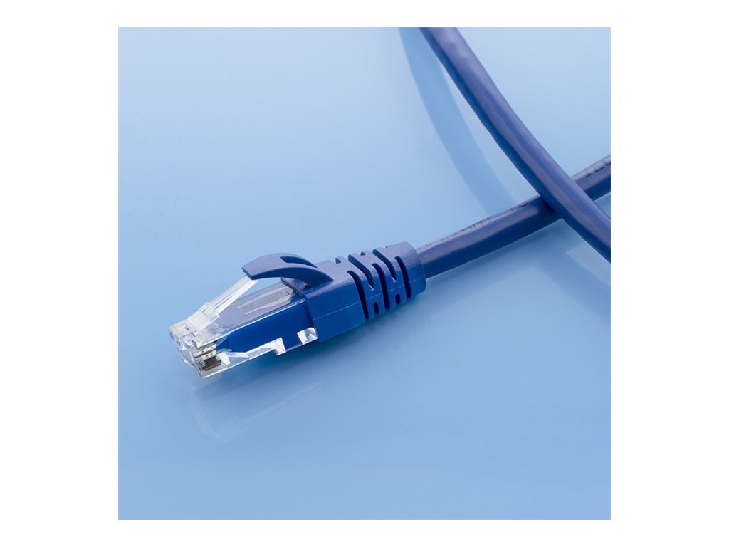 Qoltec CAT 6 Ikke afskærmet parsnoet (UTP) 1m Patchkabel Blå