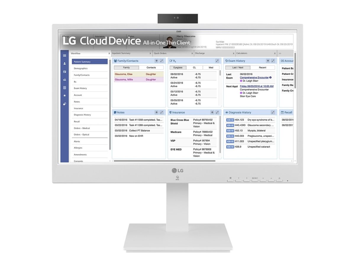 LG 24CR671N-6P AIO Pentium Silver N6005 8GB 16GB Intel UHD Graphics No-OS