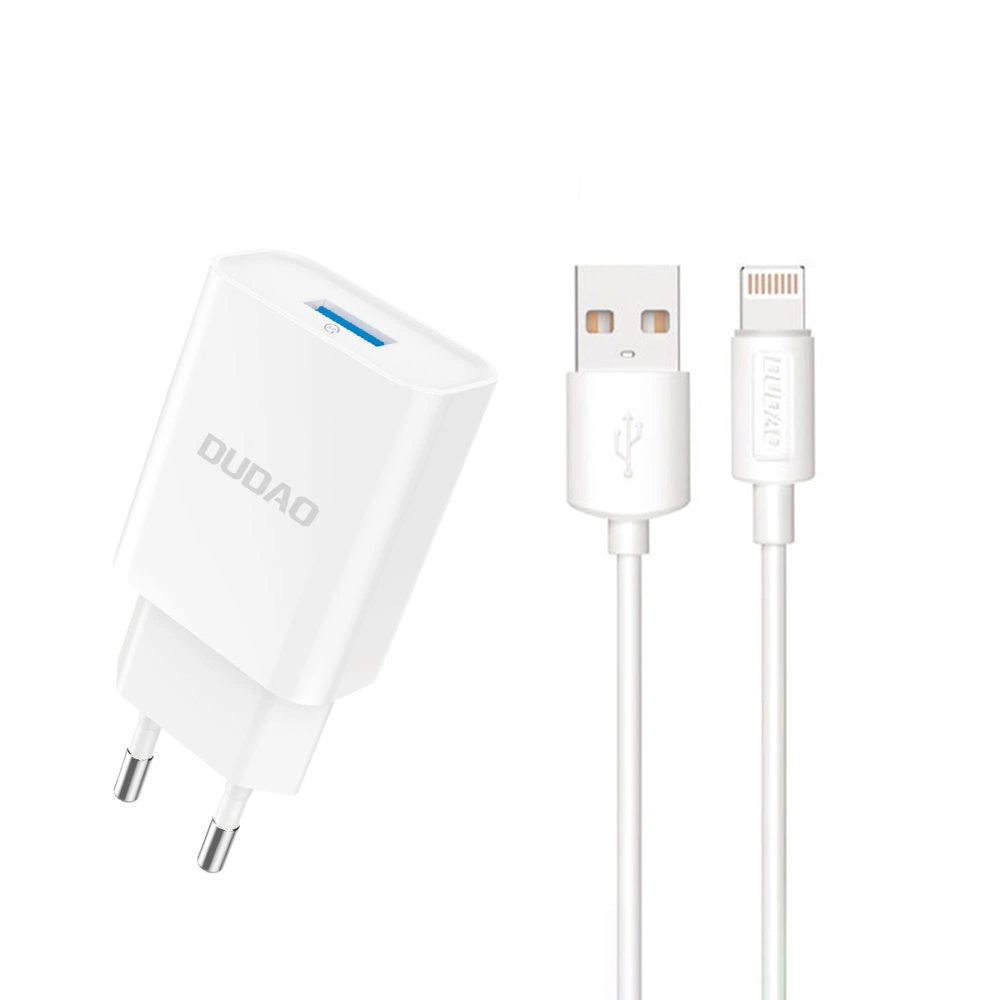 Dudao A4EU Adapter 10Watt 1xUSB-A (USB-A to Lightning cable included)