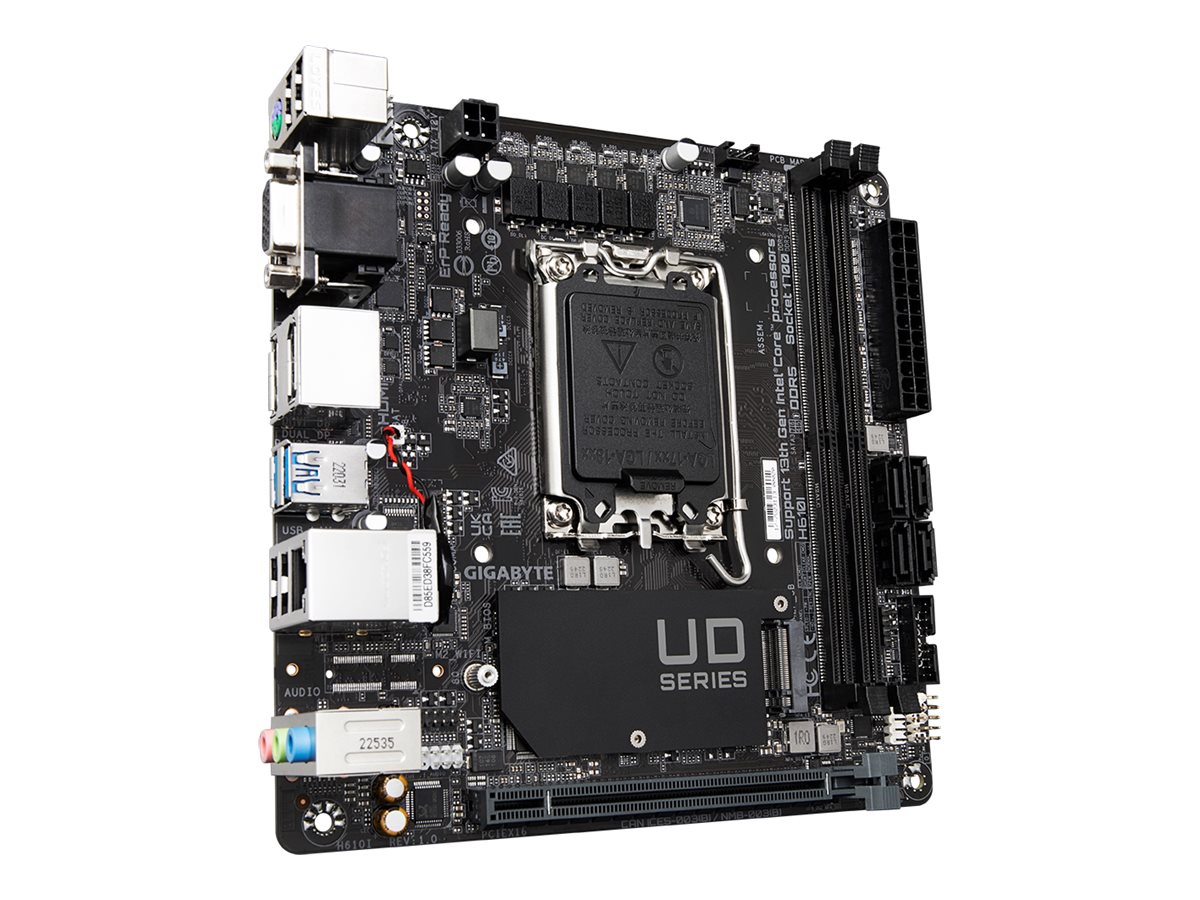 Gigabyte H610I Mini ITX LGA1700 sokkel Intel H610
