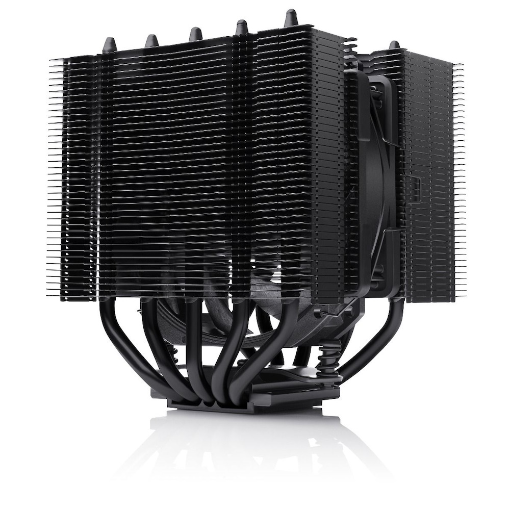Noctua NH-D12L chromax.black Processor-køler Sort 120 mm