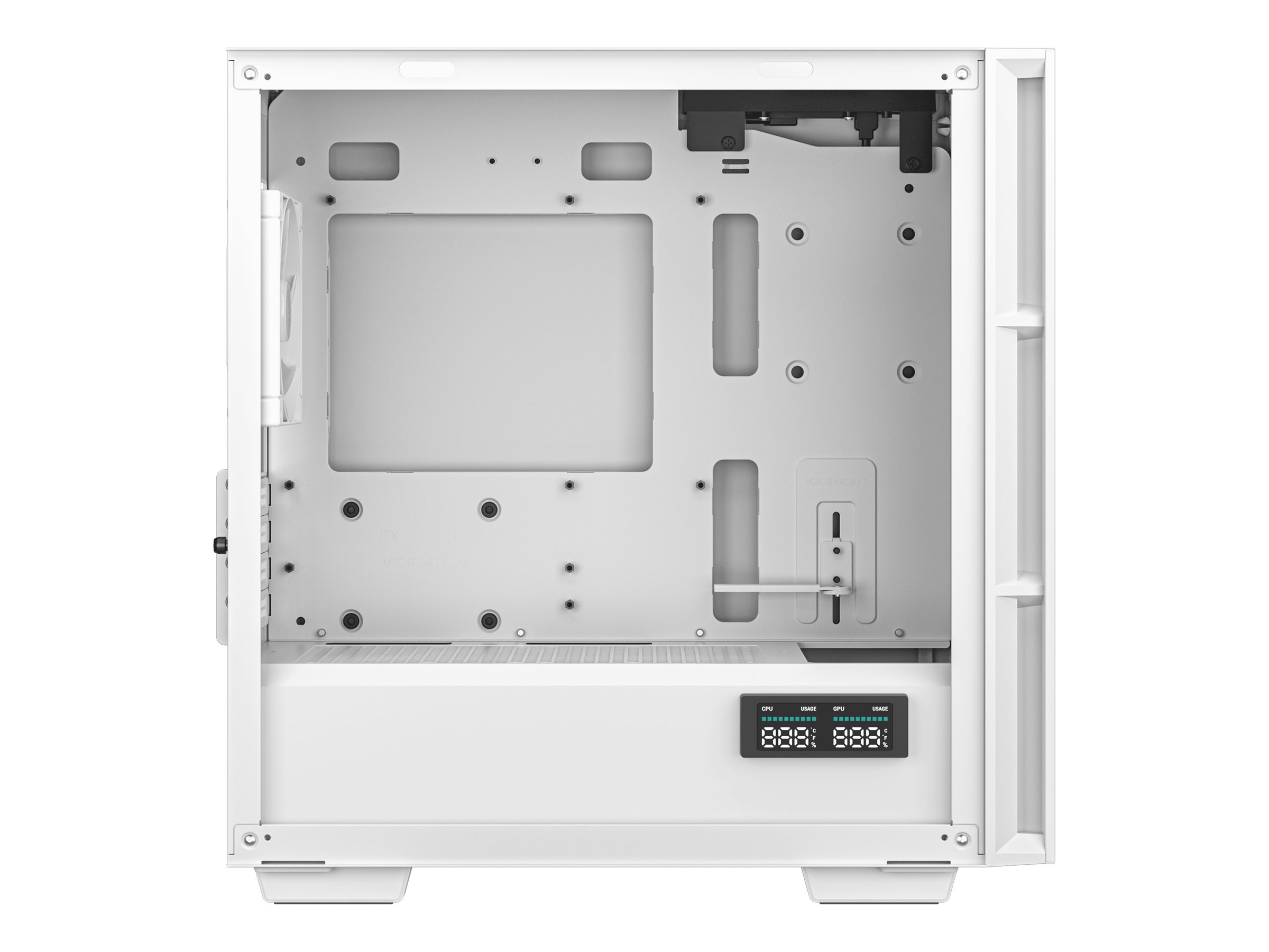 DeepCool CH360 DIGITAL WH Tower Micro ATX Hvid