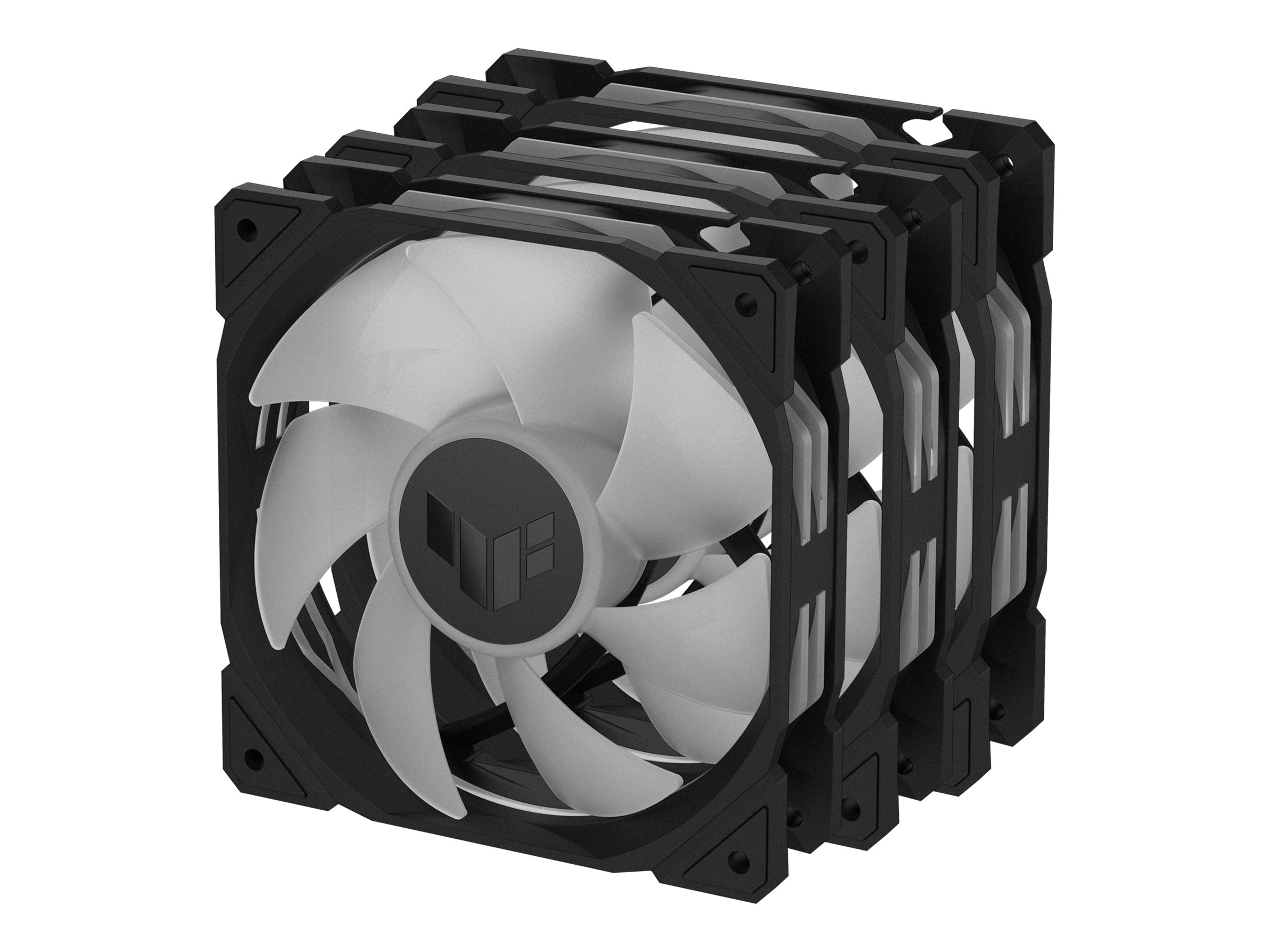 ASUS TUF Gaming TR120 ARGB Etuiblæsersæt 3-pack Sort 120 mm