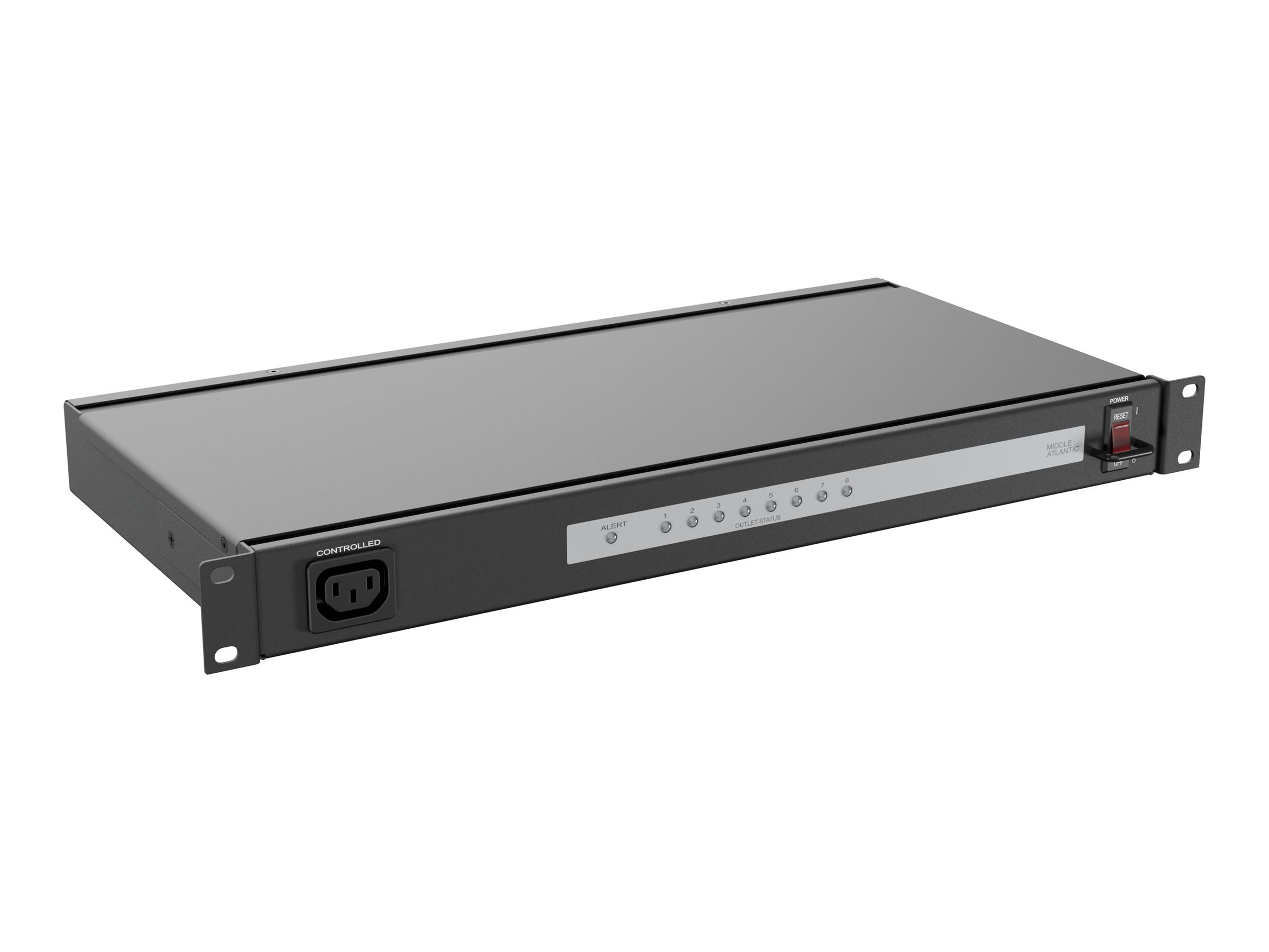 Middle Atlantic Select Series PDU with RackLink Strømfordelingsenhed 9-stik 10A Sort 2.7m