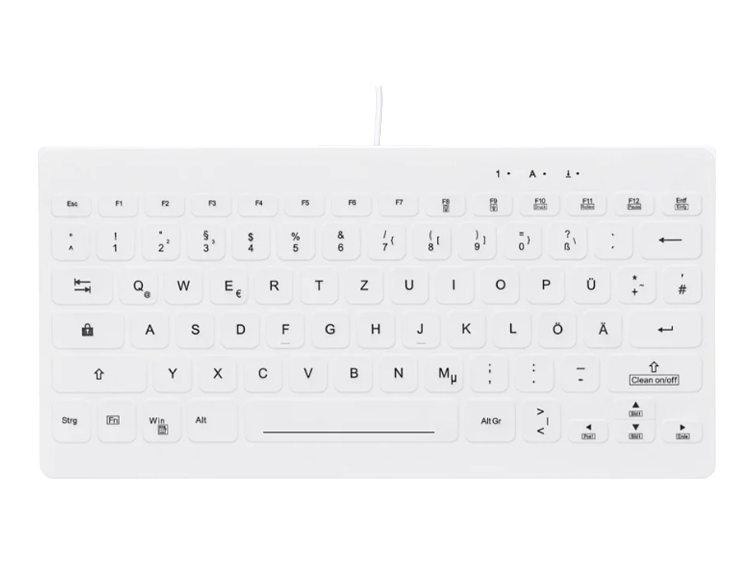 CHERRY AK-C4112 Tastatur Saks Ja Kablet Tysk