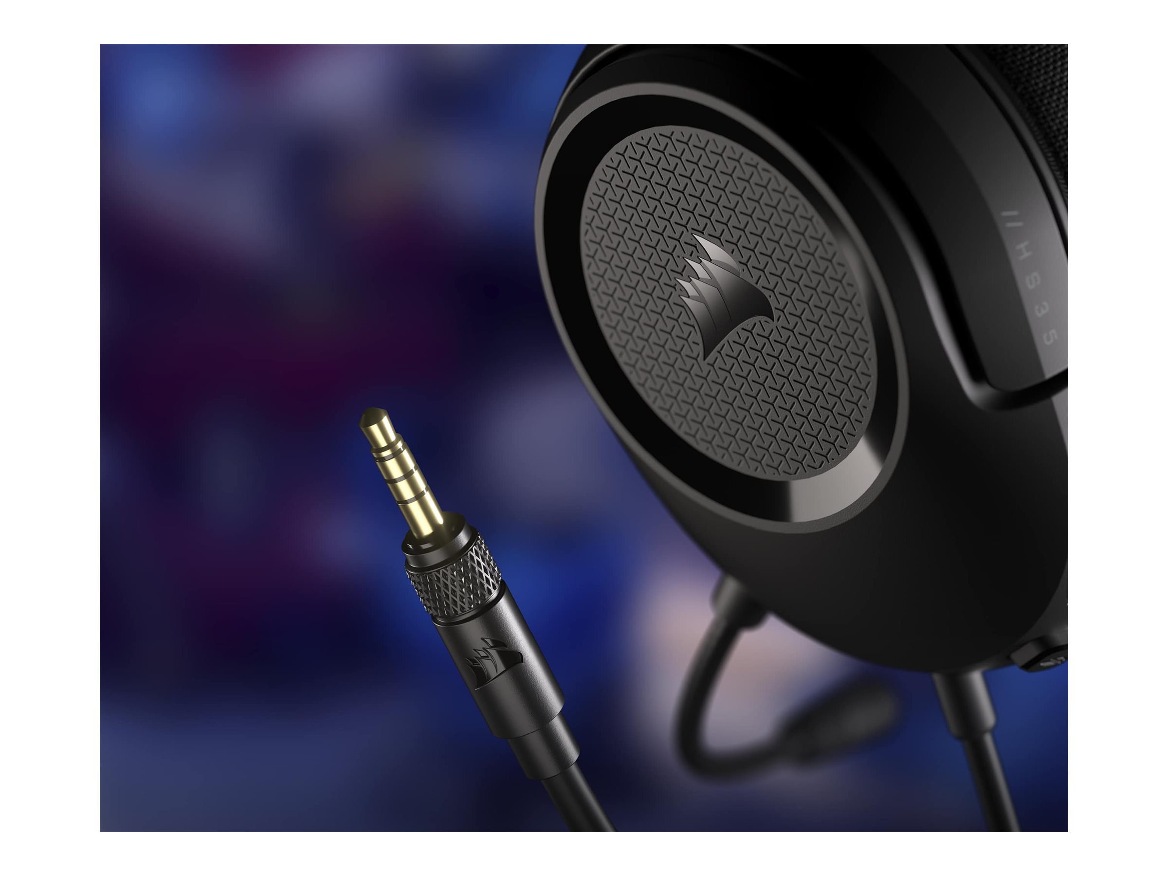 CORSAIR Gaming HS35 v2 Kablet Høretelefoner Sort