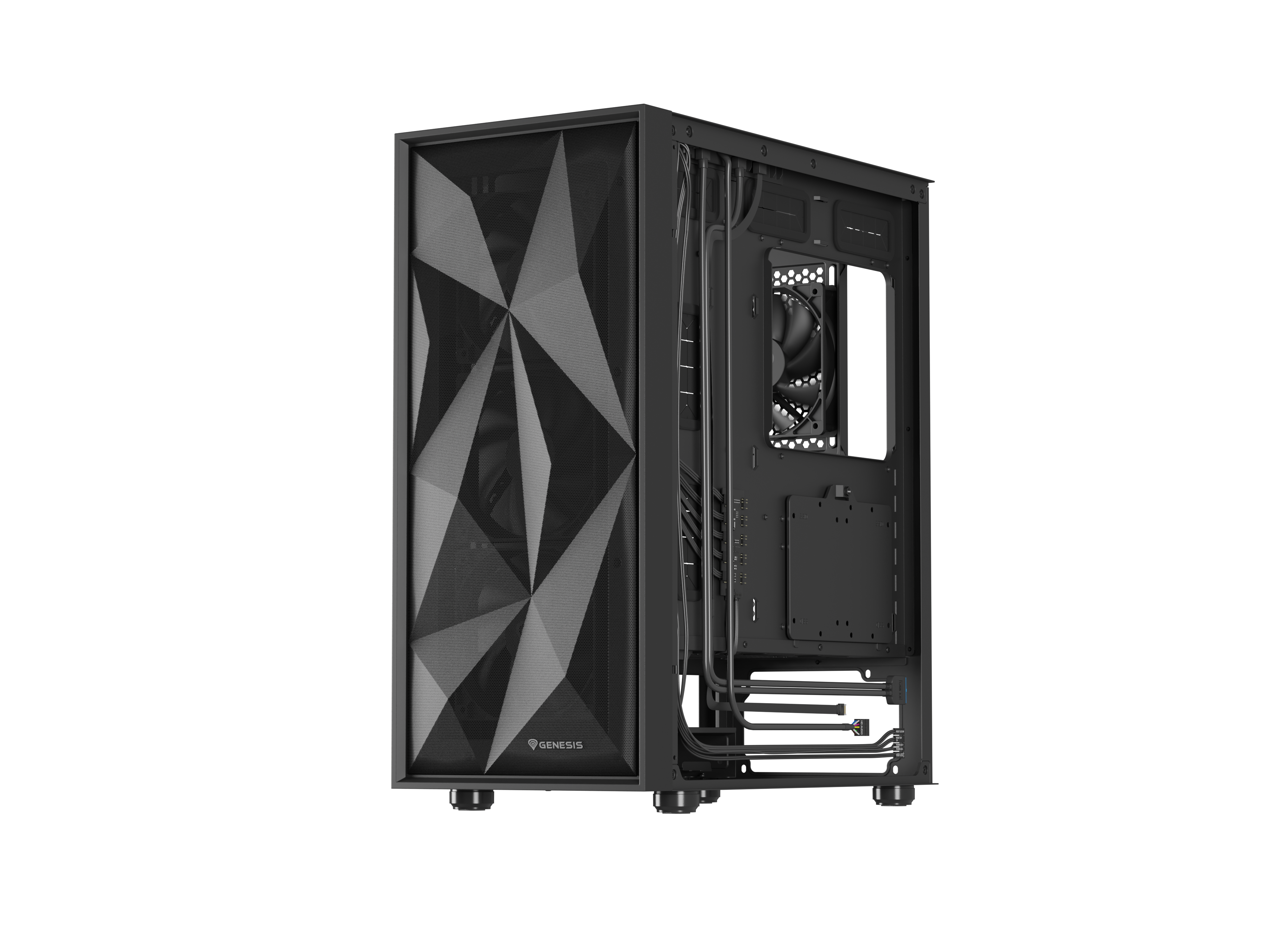 GENESIS Diaxid 605F Midi Tower Sort
