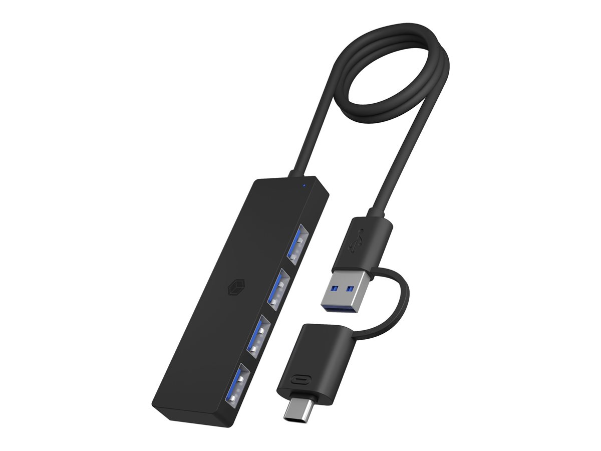 ICY BOX IB-HUB1424-C3 Hub 4 porte USB