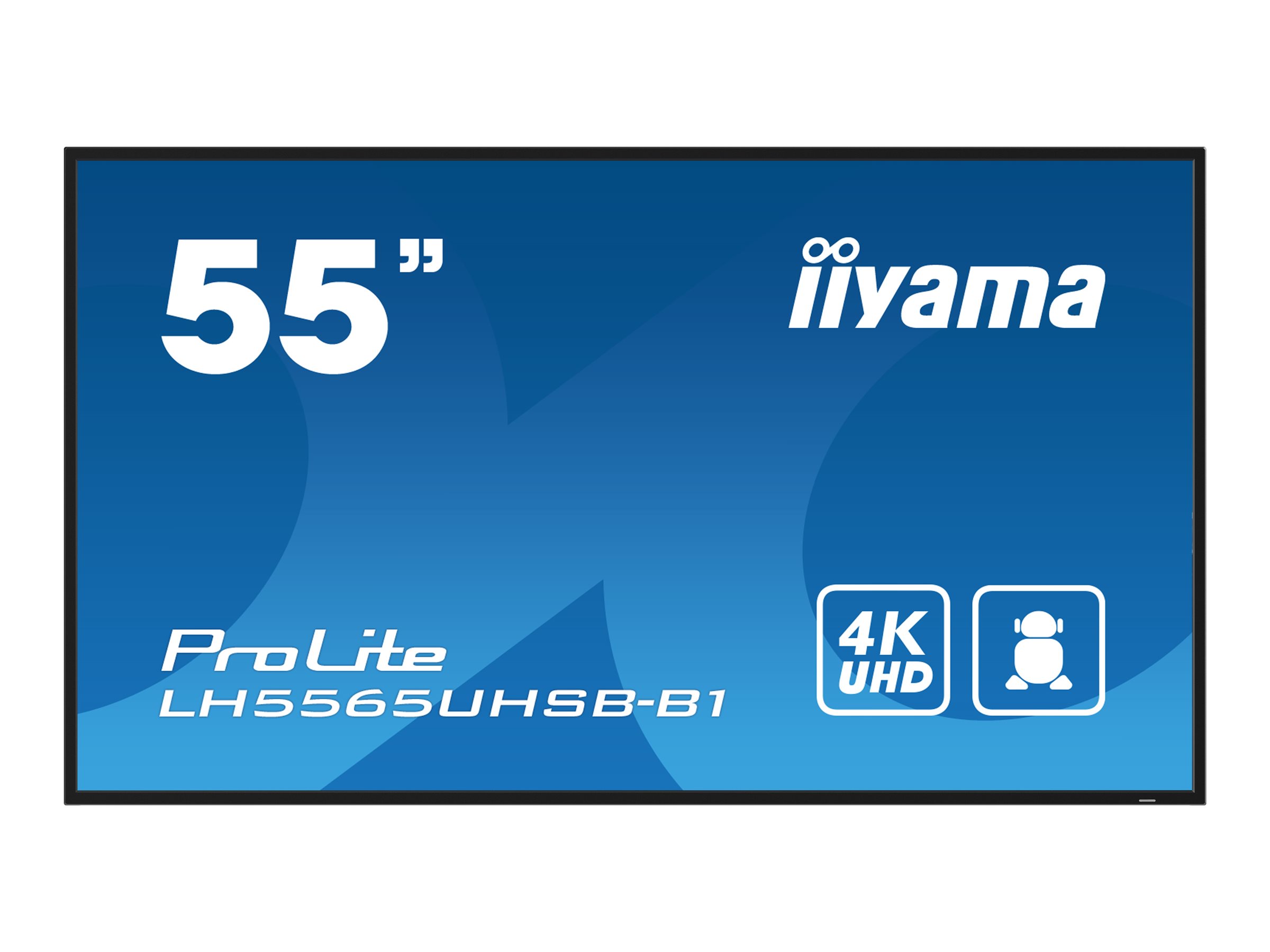 iiyama ProLite LH5565UHSB-B1 55 Digital skiltning 3840 x 2160