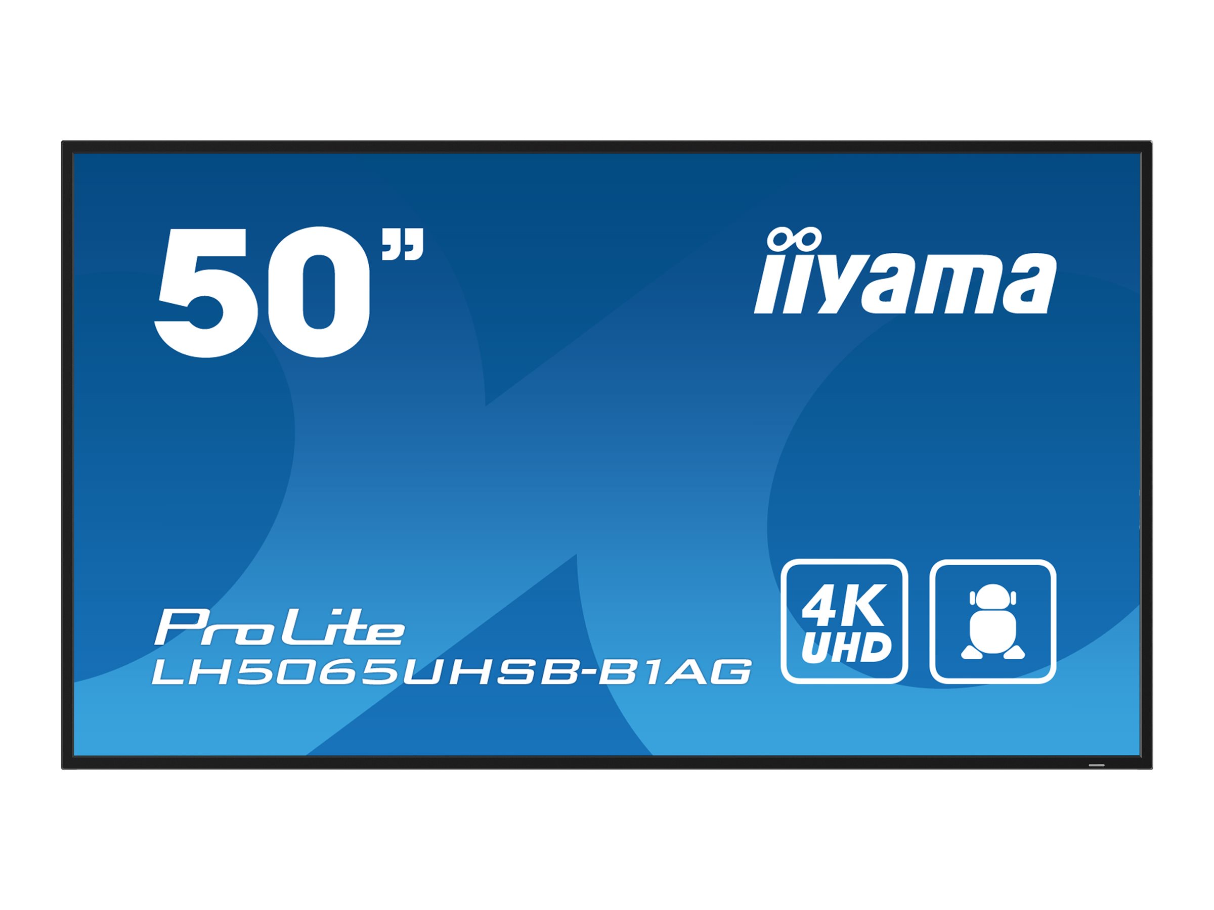 iiyama ProLite LH5065UHSB-B1AG 50 Digital skiltning 3840 x 2160
