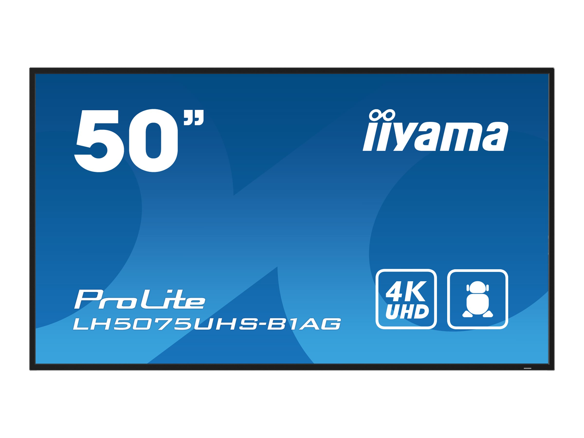 iiyama ProLite LH5075UHS-B1AG 50 Digital skiltning 3840 x 2160
