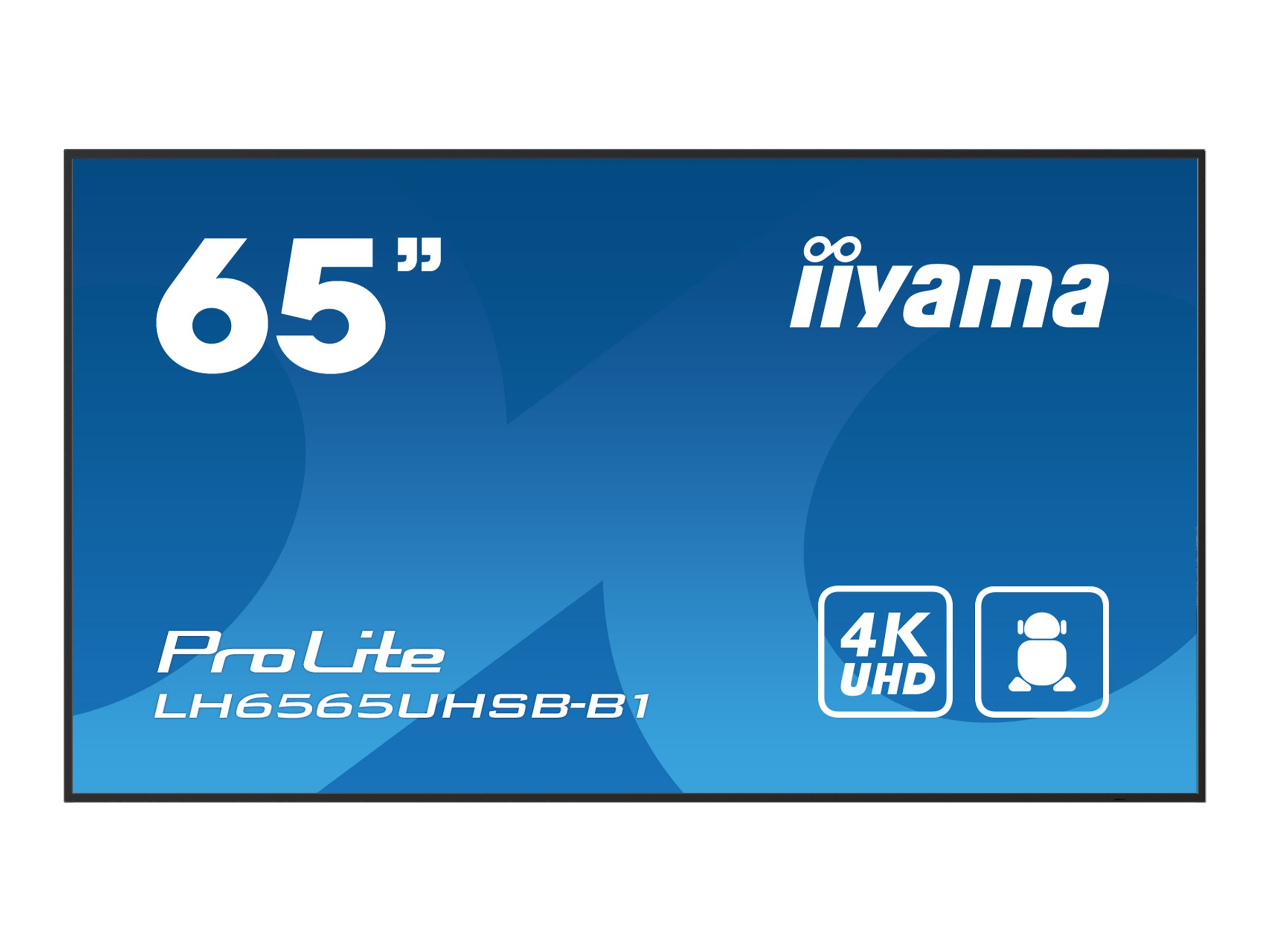 iiyama ProLite LH6565UHSB-B1 65 Digital skiltning 3840 x 2160