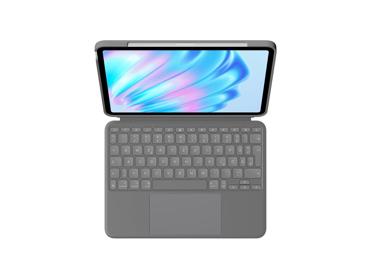 Logitech Combo Touch Tastatur og folio-kasse Saks 16-niveau Kablet UK